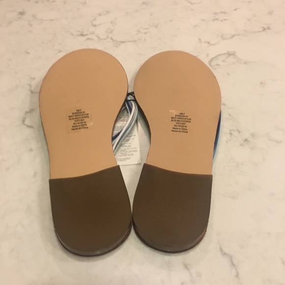 GAP BLUE MULTI ROPE LEATHER SANDALS - Picture 2 of 3